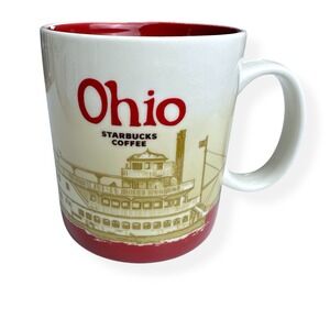 Starbucks OHIO Global Icon Collector Series City Coffee Tea Mug Cup 16 oz 2012